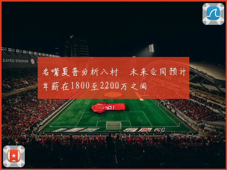 名嘴夏普分析八村塁未来合同预计年薪在1800至2200万之间